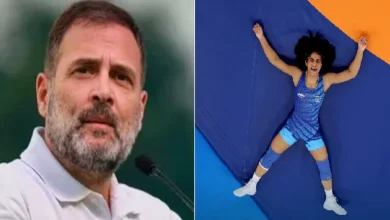 The whole country is emotional with Vinesh. Rahul Gandhi congratulated Vinesh Phogat