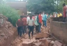 Wall collapses in temple premises in Madhya Pradesh 9 children crushed to death