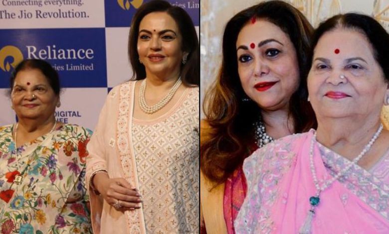 With whom does Kokila Ambani, the 'Bigg Boss' of the Ambani family, live? Vahu has such a relationship with Nita and Tina