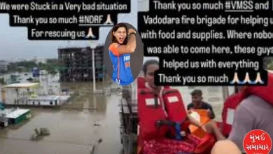 World Cup player Radha Yadav caught in Vadodara floods and then…