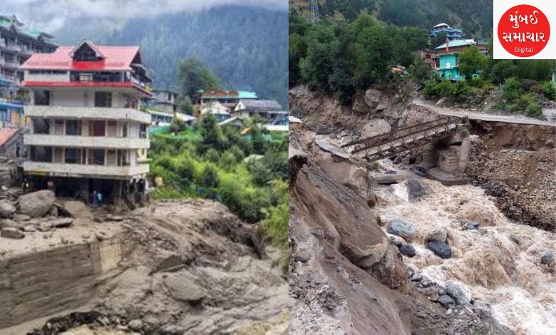 Himachal Flood: Heavy loss, 35 missing due to cloudburst at three places in Himachal