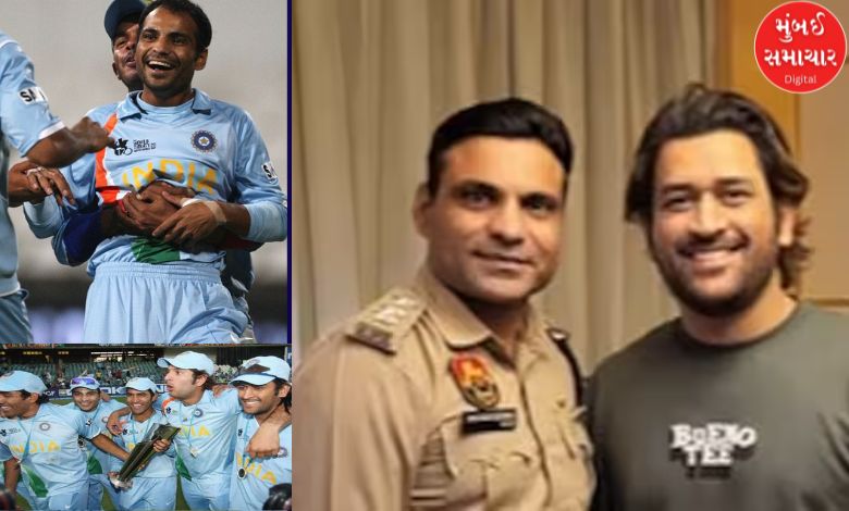 Dhoni met the hero of the 2007 World Cup final and the police inspector years later