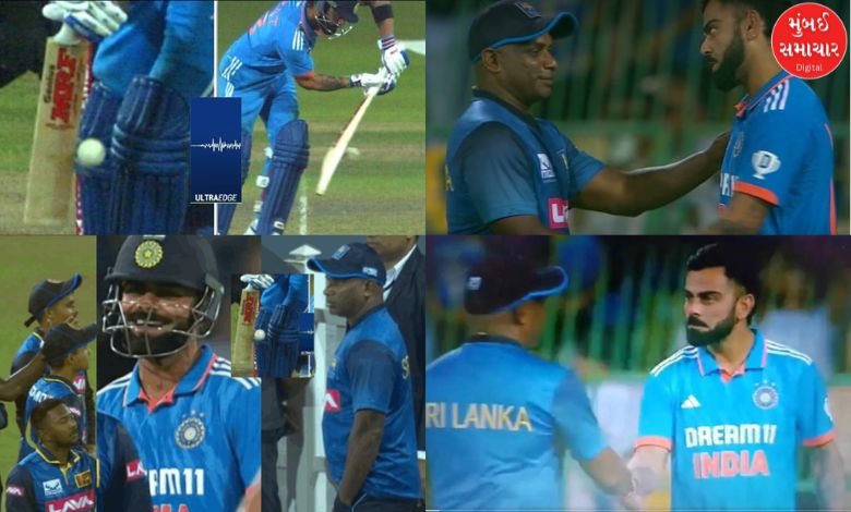 Virat Kohli and Sanath Jayasuriya meet after LBW controversy in Sri Lanka match, video of conversation goes viral