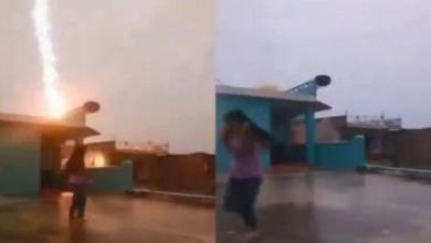 School building in Bihar struck by lightning, staff barely escape