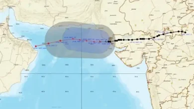 Cyclone "Asana" moved towards Pakistan from the coast of Gujarat