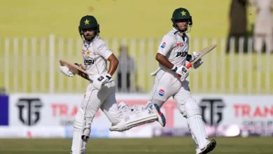 After Pakistan Meghraja, troubled by the initial shock, half-centuries from two batsmen improved the odds