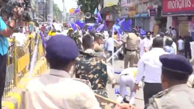 Bharat Bandh: Clashes between police and protesters in Patna, lathi-charged