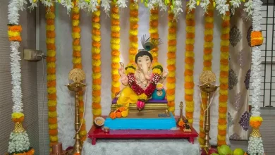 ganesh chaturthi ganeshji decoration-at-home-ideas