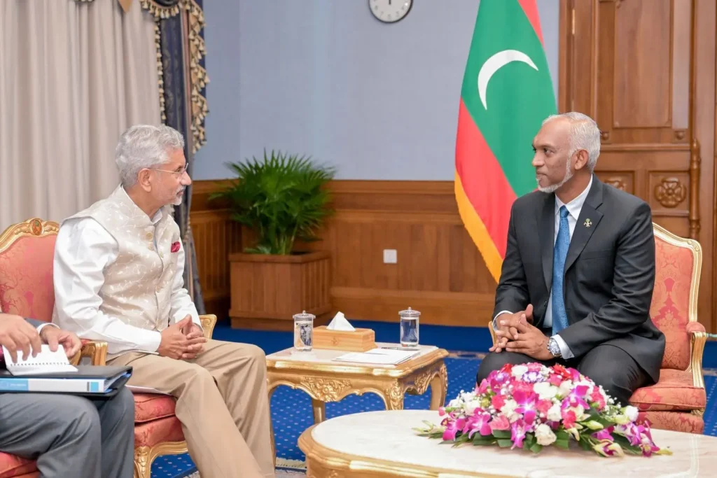 President Muizzu thanked India for India's project in Maldives