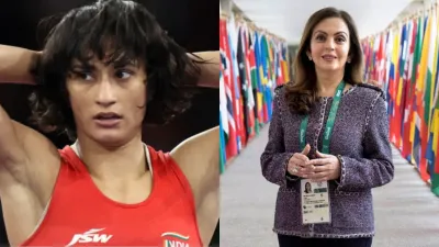 Vinesh...the whole country is with you: IOC member Nita Ambani gives courage to wrestlers like this