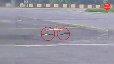 Something happened on the runway at Patna Airport that...