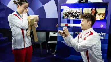 Paris Olympic-2024: Chinese badminton player's boyfriend did Izhar-e-Ishq in the middle of the victory celebration and…