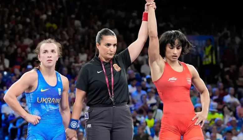 Wrestler Vinesh Phogat reached the semi-finals of the Olympics for the first time