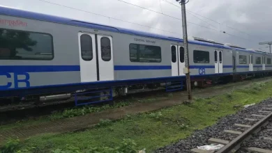 Local train service affected due to fault in AC local train in Central Railway