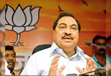 After Ganesha's departure, consideration of Khadse's BJP rally