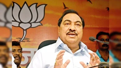 After Ganesha's departure, consideration of Khadse's BJP rally