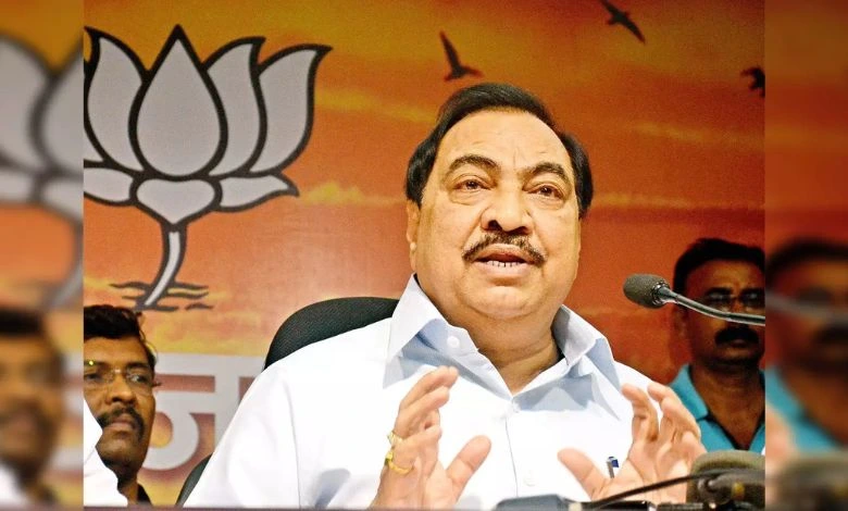 After Ganesha's departure, consideration of Khadse's BJP rally