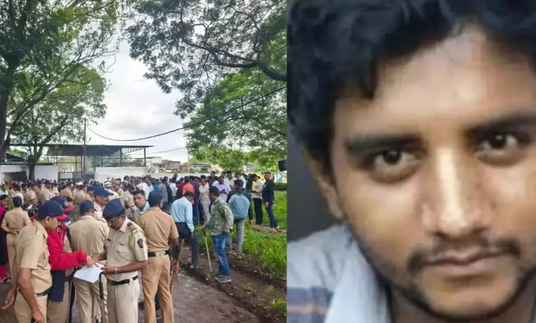 Akshay Shinde's funeral amid police presence in Ulhasnagar