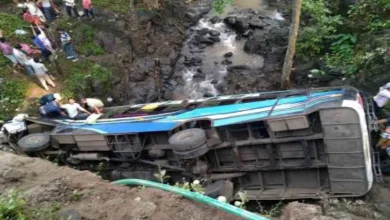 Private Bus Carrying 50 Passengers Falls Into Gorge in Maharashtra's Amravati,3 dead