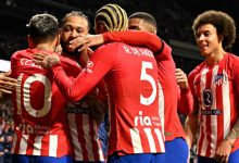 Atletico Madrid clinched a heart-pounding victory with a 90th-minute goal...