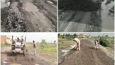 Bappa Morya will reach Angane - Resurfacing started on Dholka-Viramgam