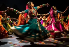 Cancer warriors participating in Navratri garba festival in Rajkot