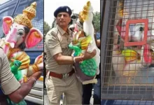 Karnataka: Statue of Lord Ganesha in police van? What is the truth of this viral picture on social media?