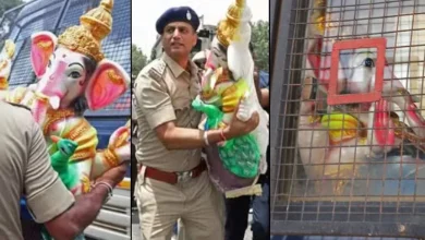 Karnataka: Statue of Lord Ganesha in police van? What is the truth of this viral picture on social media?