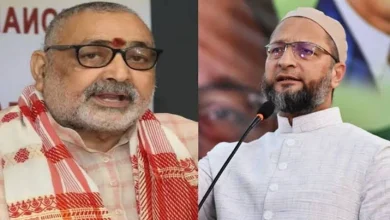 Giriraj Singh targeted Asaduddin Owaisi said he will divide the country