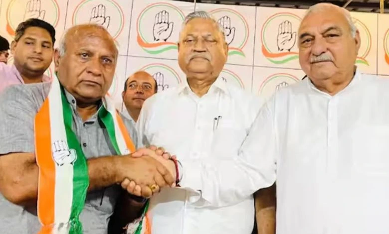 Haryana Election 2024: Shock to BJP ahead of assembly elections, former minister Karnadev Kamboj joins Congress