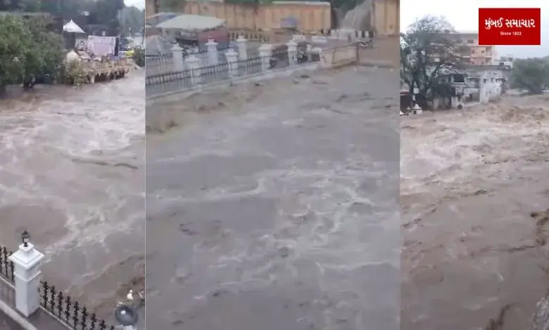 Heavy rains in Junagadh and Girnar