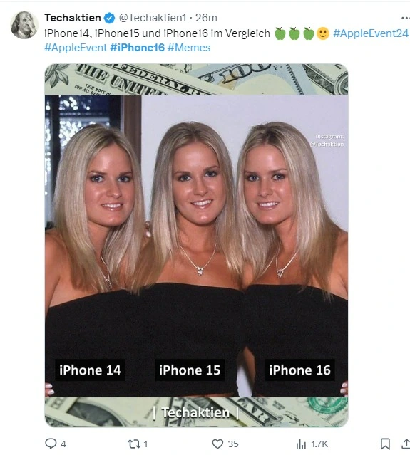 Apple launched iPhone 16 lineup Netizens reacts with funny memes on social media