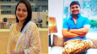 In the Bangalore Mahalakshmi murder case, the killer's body was found hanging from a tree