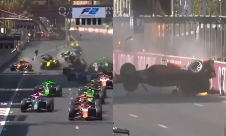 Indian Formula 2 driver survives crash