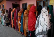 Jammu and Kashmir Voting 11 percent voting recorded by 9 am