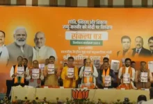 Amit Shah announced BJP's election manifesto for Kashmir elections