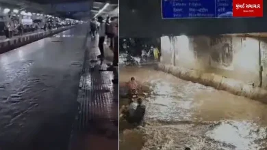 'Monsoon' hits Mumbai again Heavy rains in Mulund, Bhandup