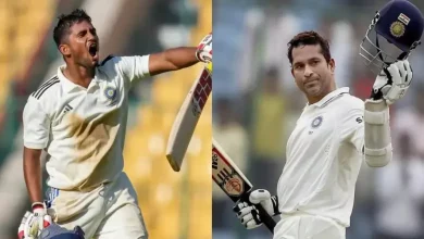 The 19-year-old batsman surpassed Sachin Tendulkar's record score