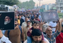 Demonstrations in Kashmir after the death of Nasrallah... "A month ago, Hezbollah had given a statement about Kashmir.