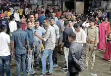 In Bhuj, Nepali society's Teej event caused ruckus by intoxicated persons.