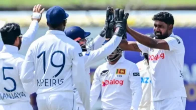 New Zealand loses 13 wickets in a day against Sri Lanka