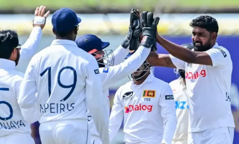 New Zealand loses 13 wickets in a day against Sri Lanka