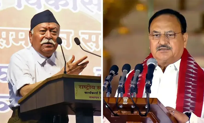 No nationalist   treatment  of household  matters RSS bureau   bearer connected  Nadda's remarks