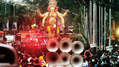 Noise pollution due to loud music during Ganeshotsav