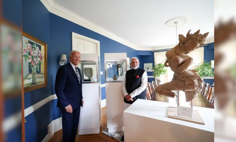 PM Modi US Visit: America handed over 297 valuable ancient artefacts