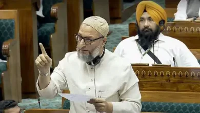 Fierce fight between Minister of State for Home Harsh Sanghvi and Asaduddin Owaisi in JPC on Waqf Amendment Bill