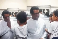 This kid said 'Jai Maharashtra' to Raj Thackeray in the express train, and then…