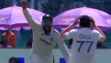 Rohit Sharma grab one handed catch to dismiss Litton Das