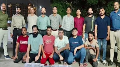 Seven people arrested for spreading terror with open swords late at night in Ahmedabad's Naroda