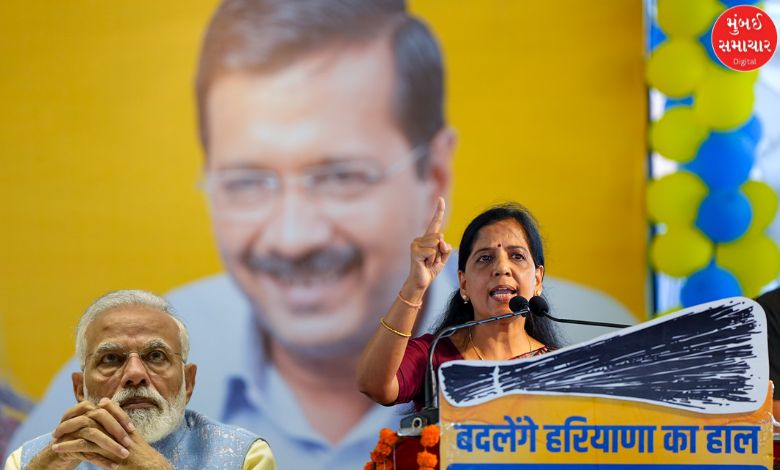 Sunita Kejriwal attacks BJP in Haryana, says Arvind Kejriwal will not bow down to PM Modi